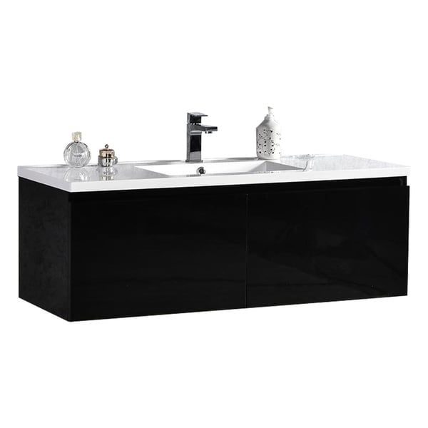 Shop Sunset 48" LED Illuminated Single Sink Wall Mount ...