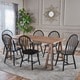 preview thumbnail 2 of 21, Ansley Farmhouse Cottage 7-piece Wood Dining Set by Christopher Knight Home