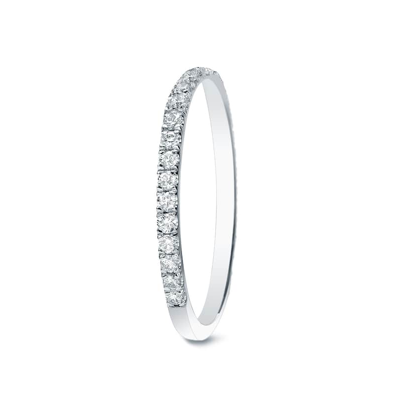 Auriya Classic 1/3ctw Round Diamond Anniversary Wedding Band 14k Gold