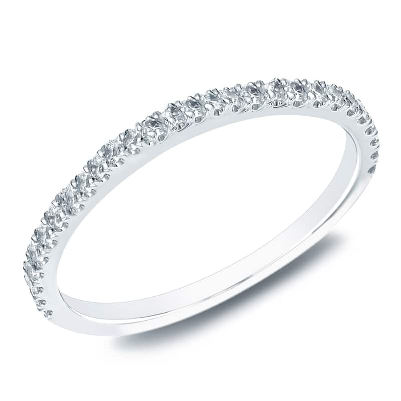 Auriya Classic 1/3ctw Round Diamond Anniversary Wedding Band 14k Gold