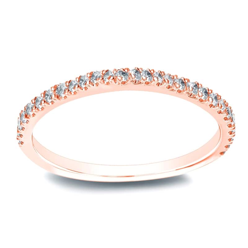 Auriya Classic 1/3ctw Round Diamond Anniversary Wedding Band 14k Gold