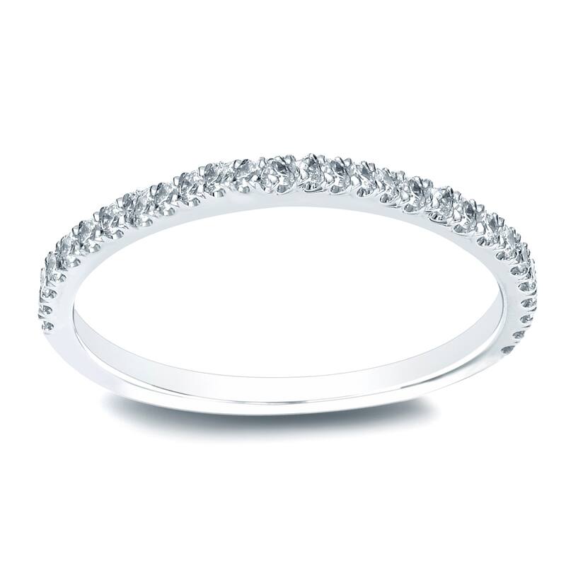 Auriya Classic 1/3ctw Round Diamond Anniversary Wedding Band 14k Gold