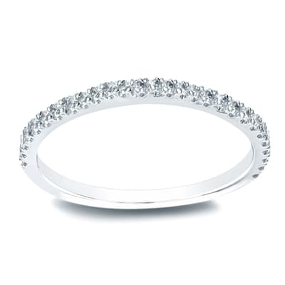 Auriya Classic 1/3ctw Round Diamond Anniversary Wedding Band 14k Gold