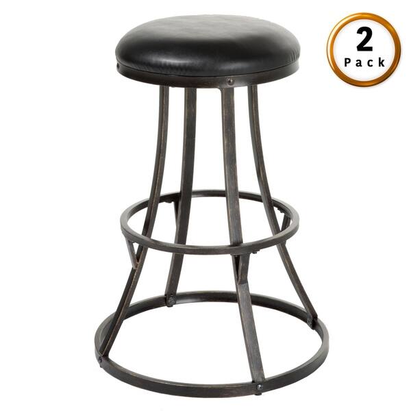 Leggett & Platt Dover Metal Bar or Counter Stool with Upholstered