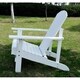Outsunny Outdoor Patio Adirondack Lounge Chair - White - Thumbnail 2
