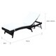 Outsunny Adjustable PE Rattan Chaise Lounge Chair - Thumbnail 4