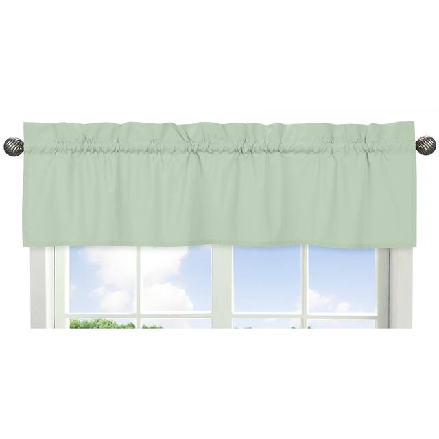 Sweet Jojo Designs Mint Green Window Valance