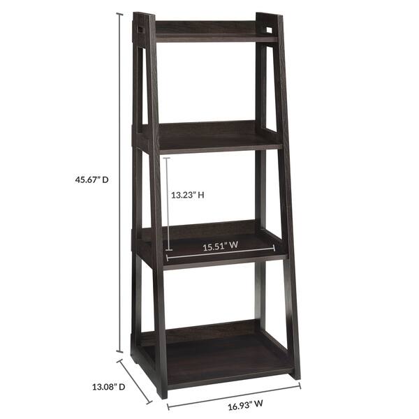 Shop Closetmaid No Tool Assembly Narrow 4 Tier Ladder Shelf Overstock 18127636