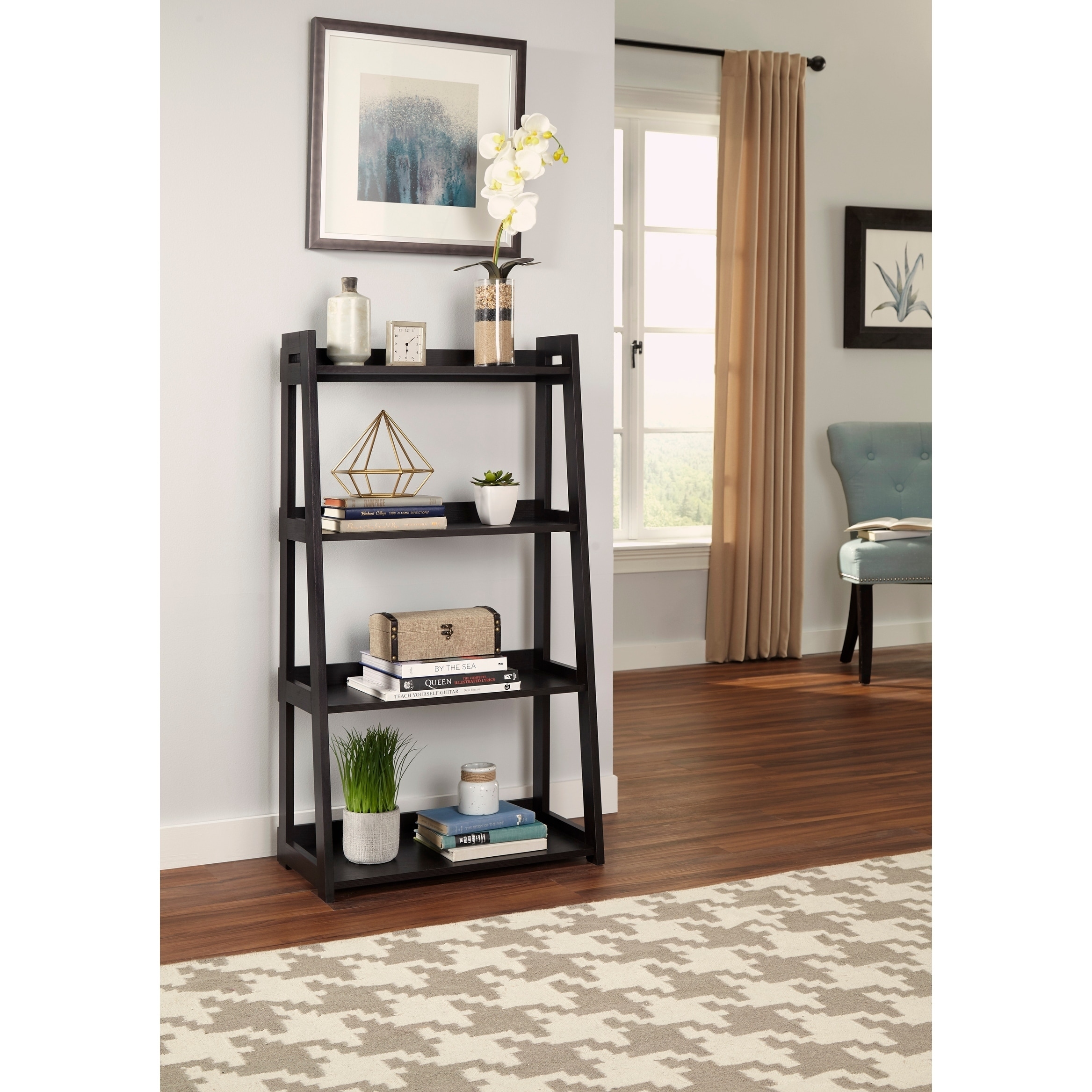 Shop Closetmaid No Tool Assembly Wide 4 Tier Ladder Shelf Free