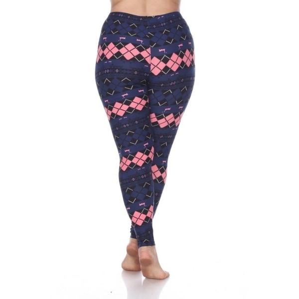 plus size patterned leggings