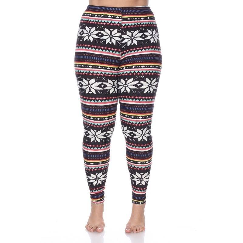 Plus Size Printed Leggings
