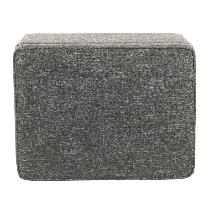 Carson Carrington Anjala Slate Grey Medium Storage Ottoman