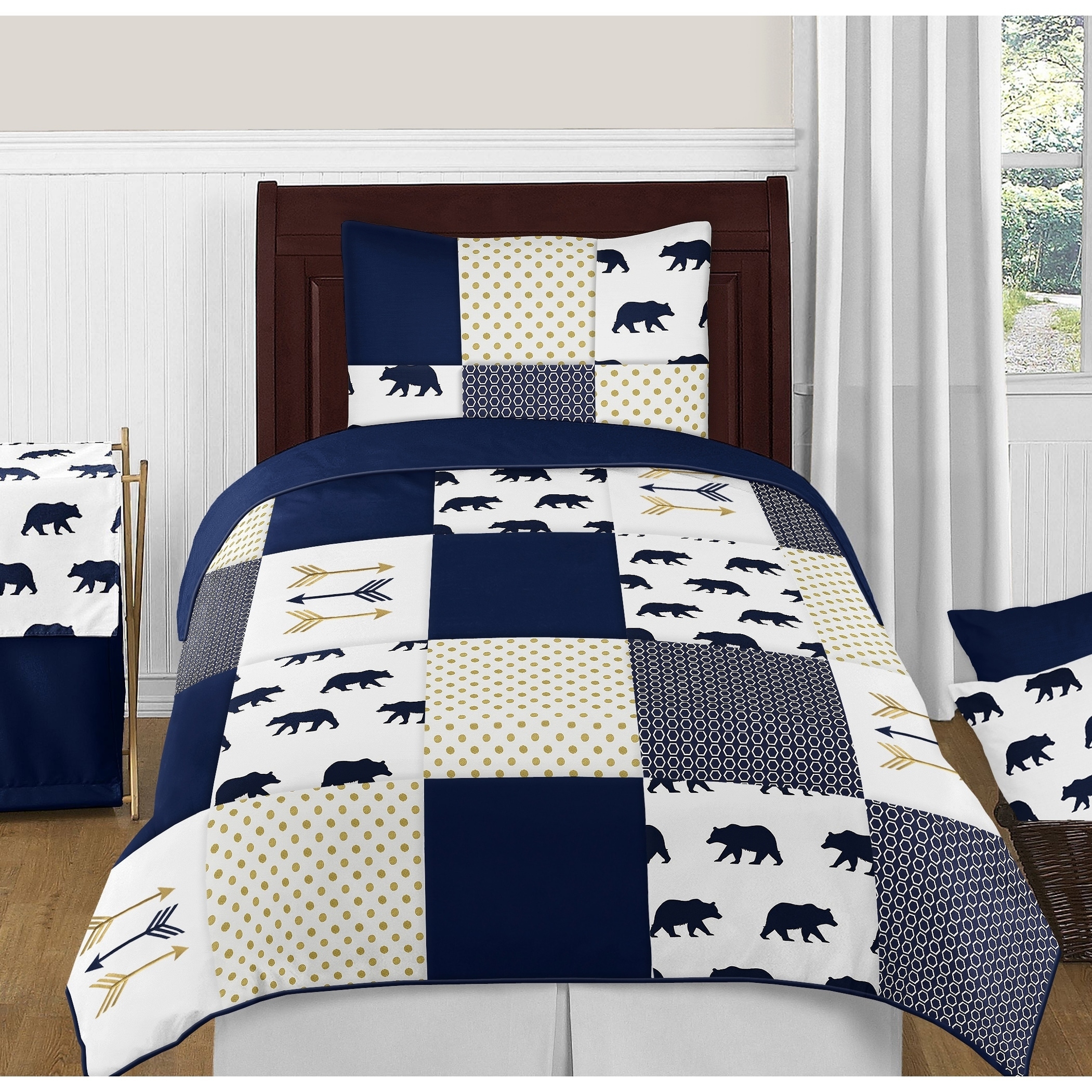 4pc Twin Bedding Set For The Big Bear Collection By Sweet Jojo Designs