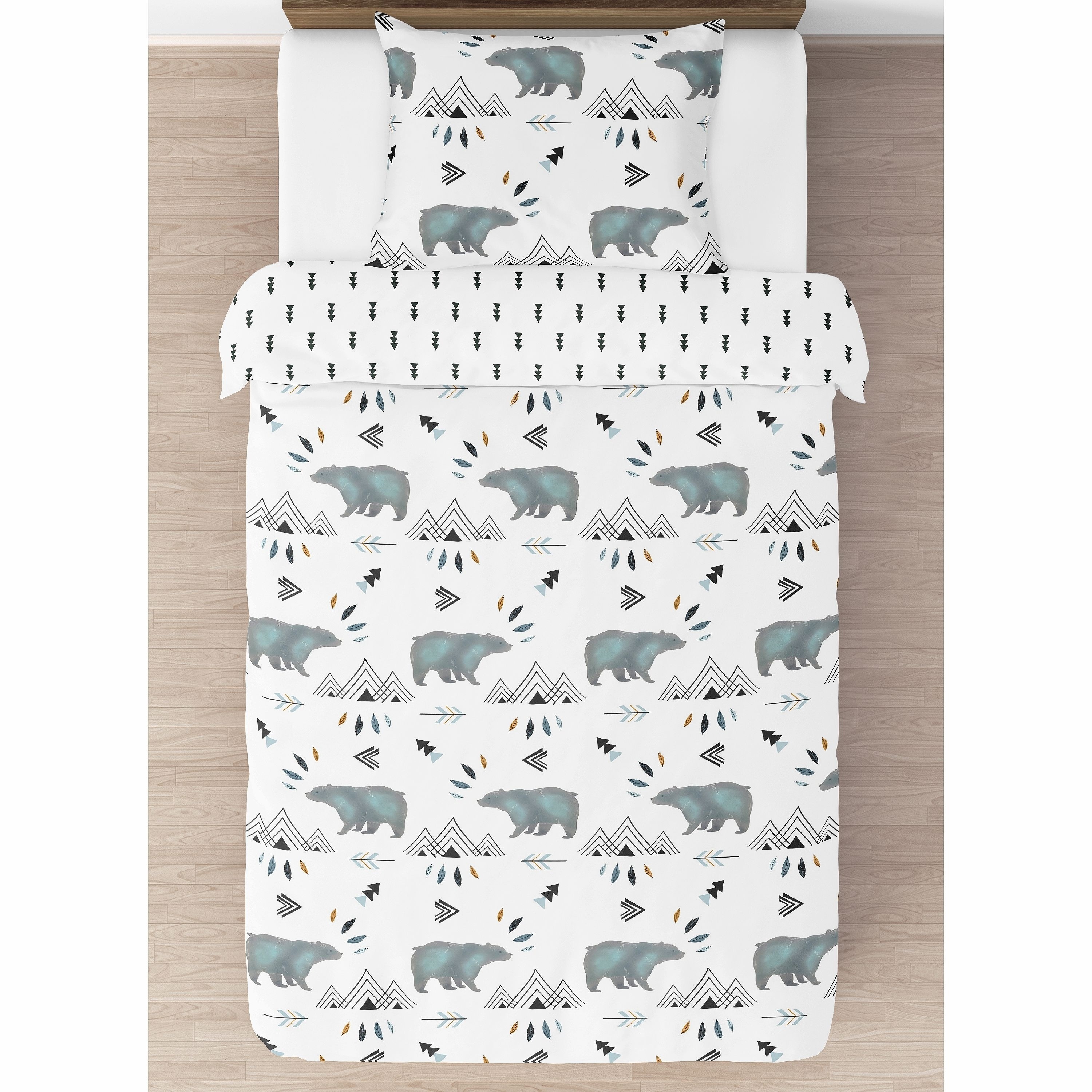 woodland themed twin bedding