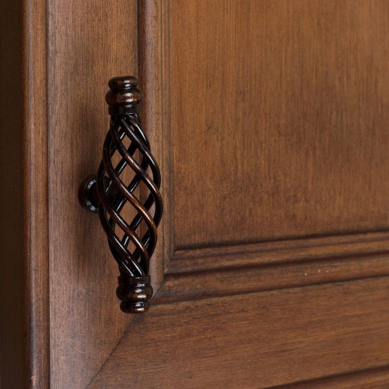 GlideRite 3.25-inch Double Rounded End Birdcage Cabinet T-Knobs (Pack of 10 or 25)