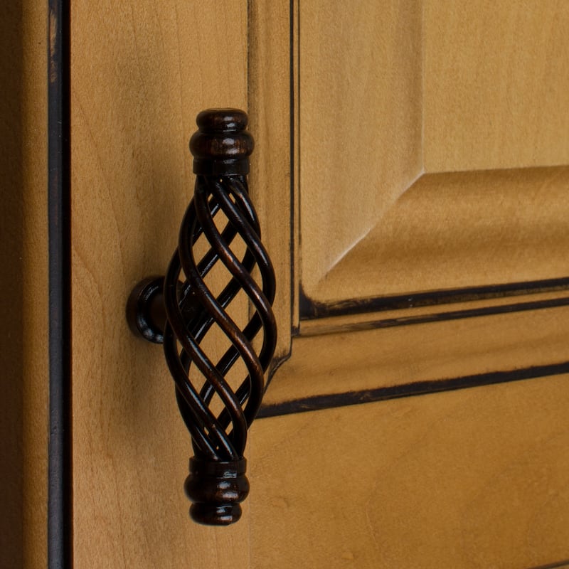 GlideRite 3.25-inch Double Rounded End Birdcage Cabinet T-Knobs (Pack of 10 or 25)