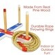 preview thumbnail 3 of 5, GoSports Premium Wooden Ring Toss Game with Carrying Case, Great for all Ages