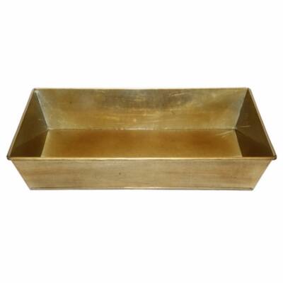 Large Rectangular Golden Tray