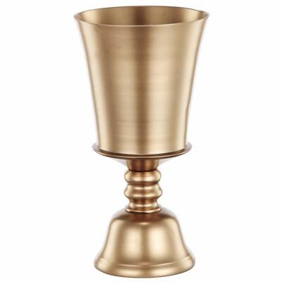 Beautiful Gold Tone Large Vase
