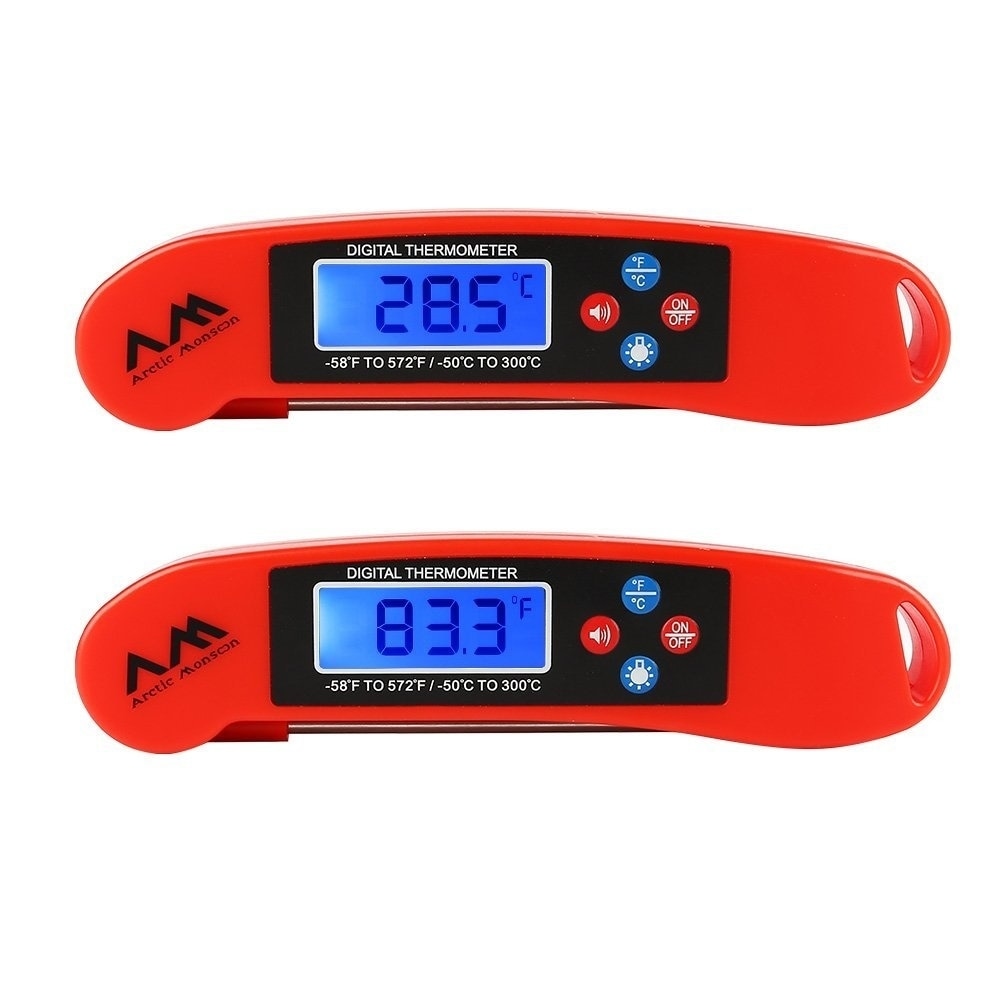 Arctic Monsoon BBQ Digital Wireless Meat Thermometer, Accurate Instant Read  with Collapsible Probe - Bed Bath & Beyond - 18130996