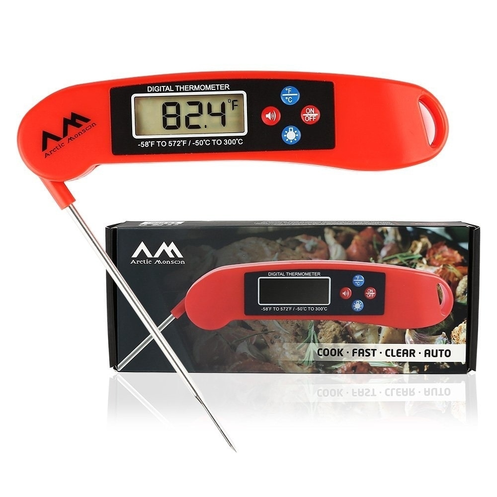 Arctic Monsoon BBQ Digital Wireless Meat Thermometer, Accurate