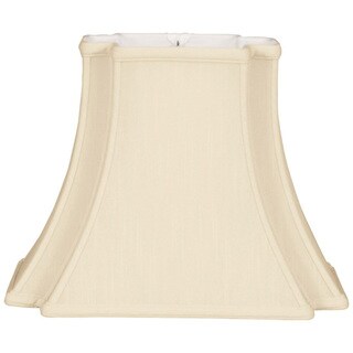 Royal Designs Rectangle Bell Inverted Corner Designer Lamp Shade, Beige ...