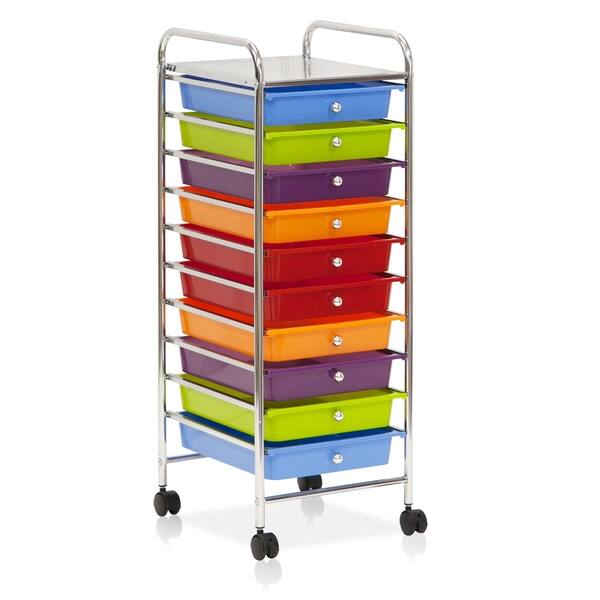 Shop Porch Den Copeland Rainbow 10 Drawer Trolley Free
