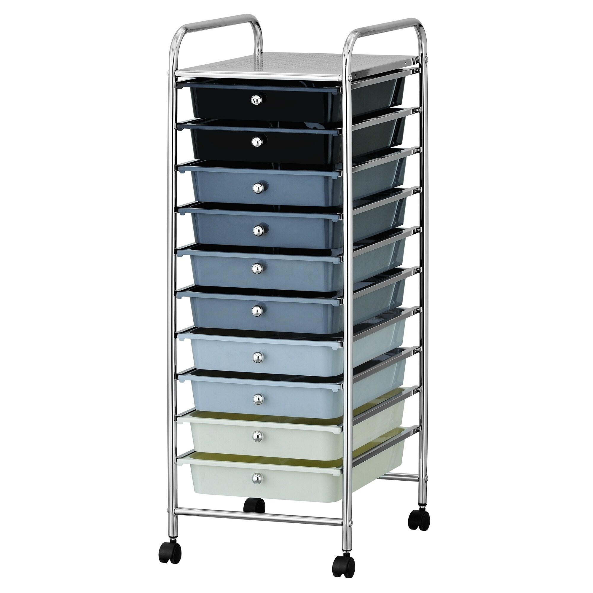 Shop Porch Den Copeland Rainbow 10 Drawer Trolley Free