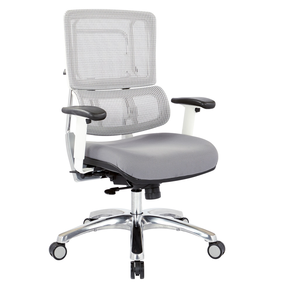 Grey Waiting Room Chair 22.75 x 25 x 32.75 : WD383-K1__ - Work Smart by Office  Star Products