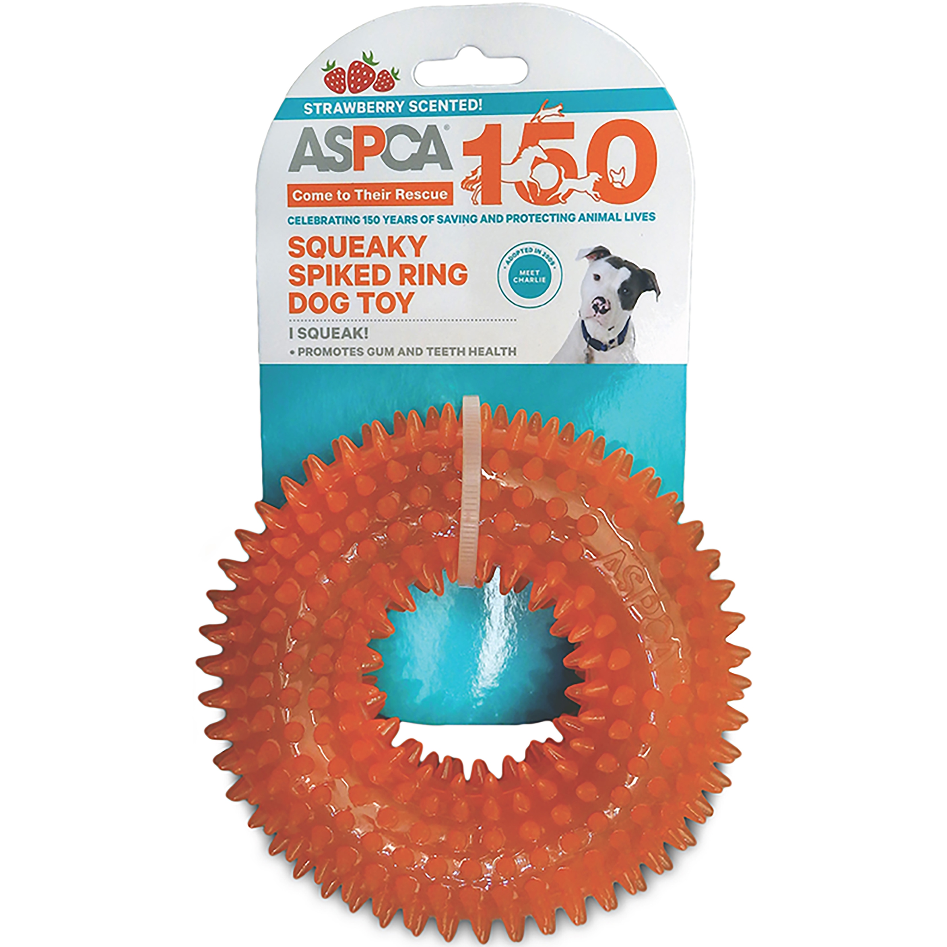 spiked ring dog toy
