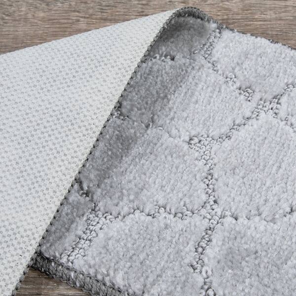 Shop Ottomanson Softy Carved Bi Color Design Non Slip Stair Treads