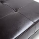 preview thumbnail 3 of 1, Jonathon Brown By-cast Leather Bench Ottoman