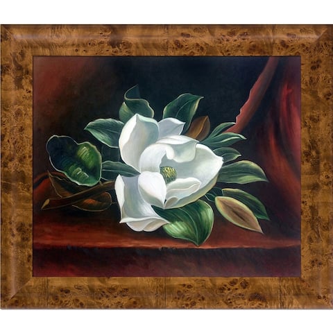 Martin Johnson Heade 'The Magnolia Blossom, 1888' Hand Painted Oil Reproduction