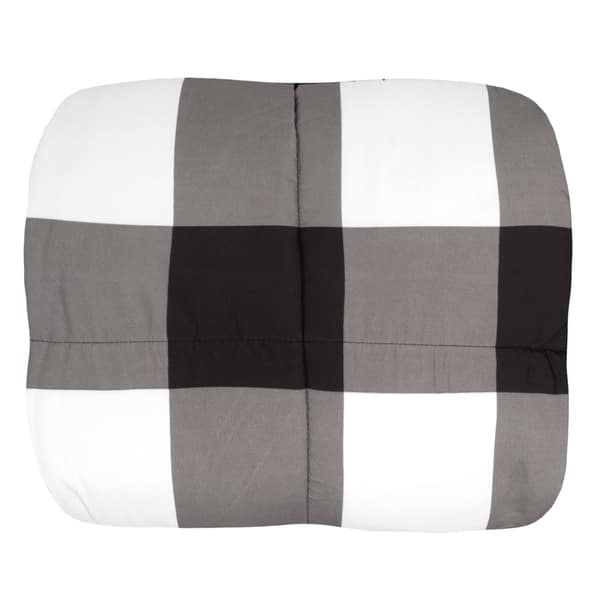 Shop Sweet Home Collection 4 Piece Buffalo Check Comforter Set