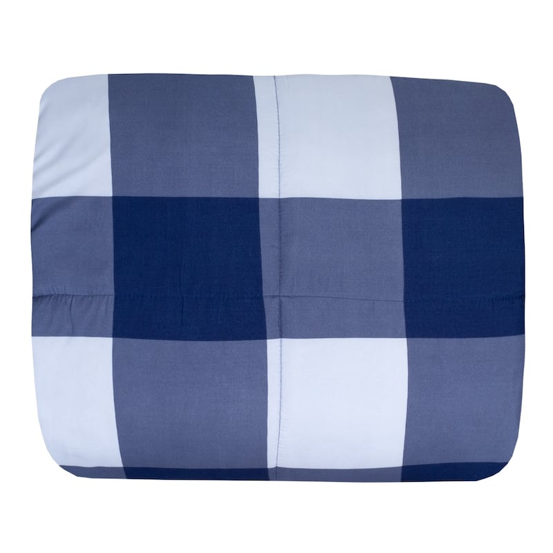 Sweet Home Collection Buffalo Check 4-piece Comforter Set