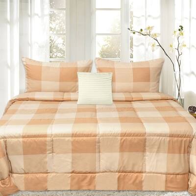 Brown Plaid Comforter Sets Find Great Bedding Deals Shopping At