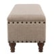 preview thumbnail 5 of 9, Copper Grove Raush Tufted Linen Storage Bench
