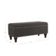 preview thumbnail 14 of 12, Copper Grove Raush Tufted Linen Storage Bench
