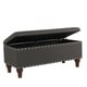 preview thumbnail 8 of 12, Copper Grove Raush Tufted Linen Storage Bench