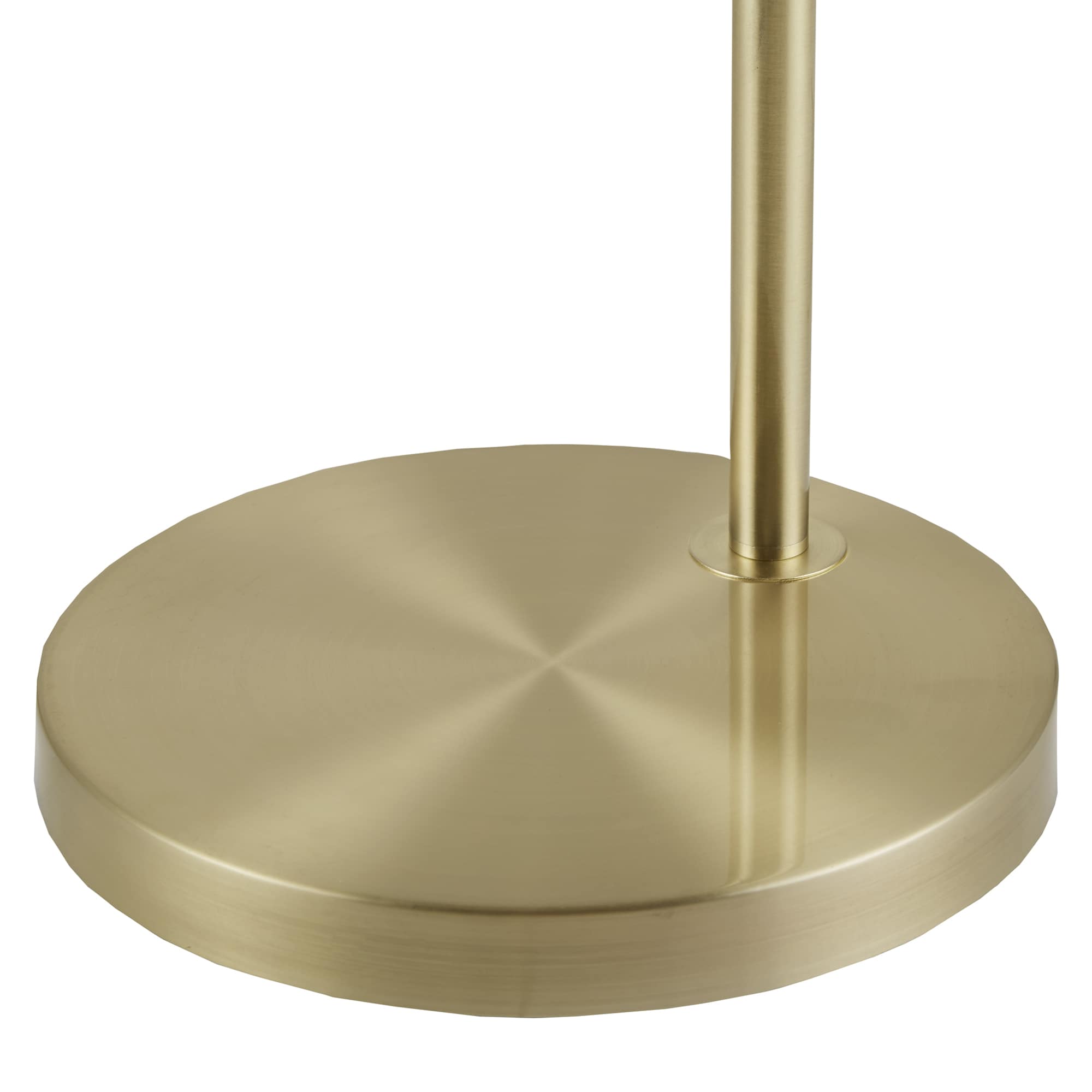 Venus White/ Gold 72-inch Floor Lamp by Hampton Hill - White/ Gold