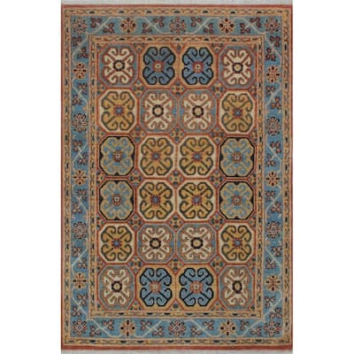 Noori Rug Aria Fine Chobi Courtney Rust/Blue Rug - 3'8 x 5'9