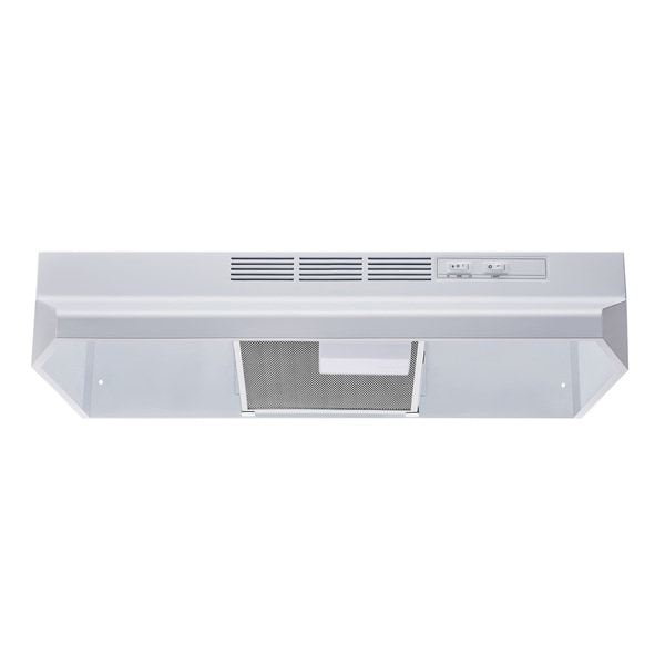 Winflo O-W201V30W 30" Non-Ducted Under Cabinet Range Hood - White