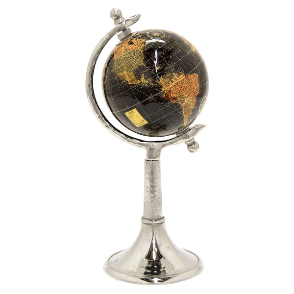 Three Hands Globe 5 Inches - Nickel