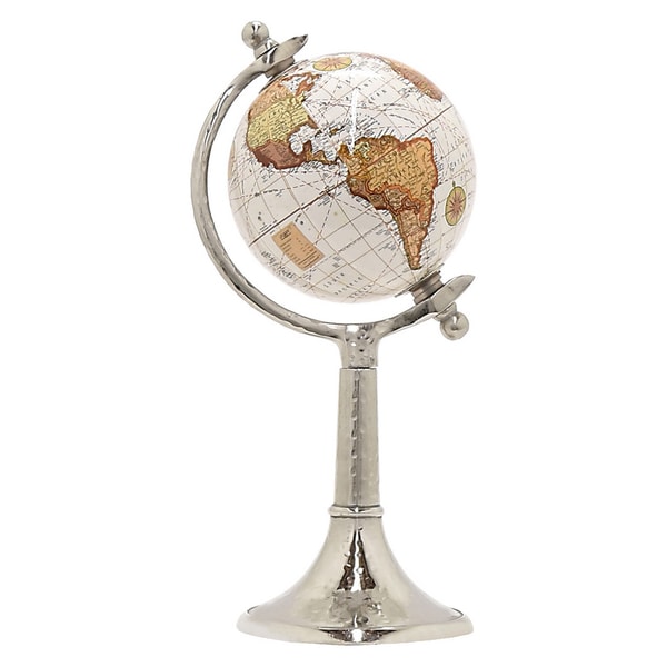 Three Hands Globe 5 Inches - Nickel