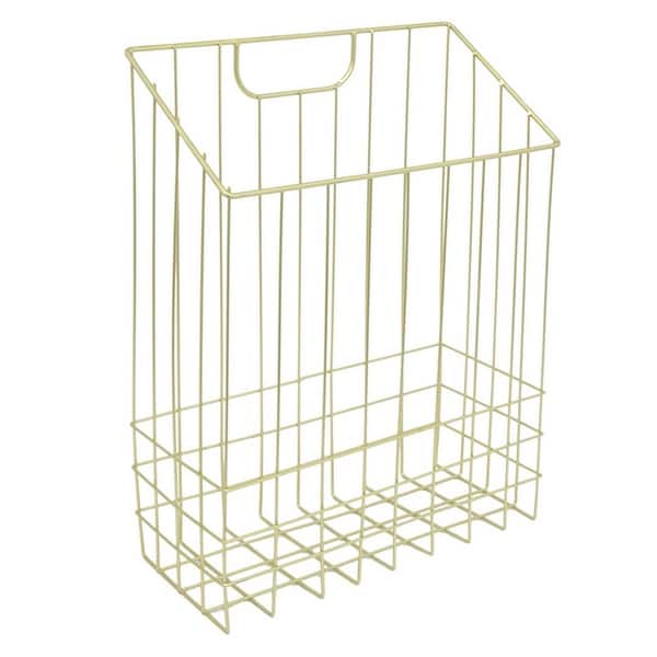 Shop Three Hands Gold Metal Magazine Rack Overstock 18147639