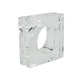 preview thumbnail 1 of 3, Glass Crystal Doubled Block Napkin Ring - set of 4 pcs