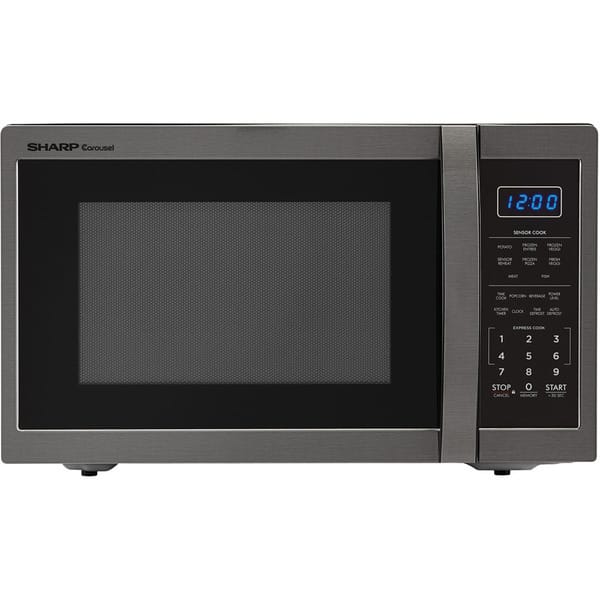 Shop Sharp Carousel 1 4 Cu Ft 1100w Countertop Microwave Oven In