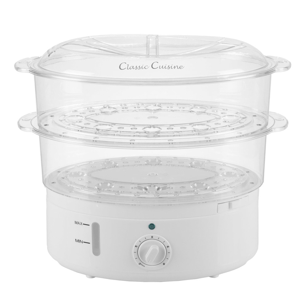 https://ak1.ostkcdn.com/images/products/18147982/Vegetable-Steamer-Rice-Cooker-6.3-Quart-Electric-Steam-Appliance-with-Timer-by-Classic-Cuisine-aeb856c9-dcee-403d-89aa-b1a2911a4a1a_1000.jpg