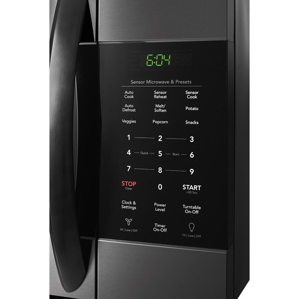 Frigidaire Gallery 1 7 Cu Ft Over The Range Microwave In Black Stainless Steel Frigidaire Gallery 1 7 Cu Ft Over The Range Microwave In Black Stainless Steel