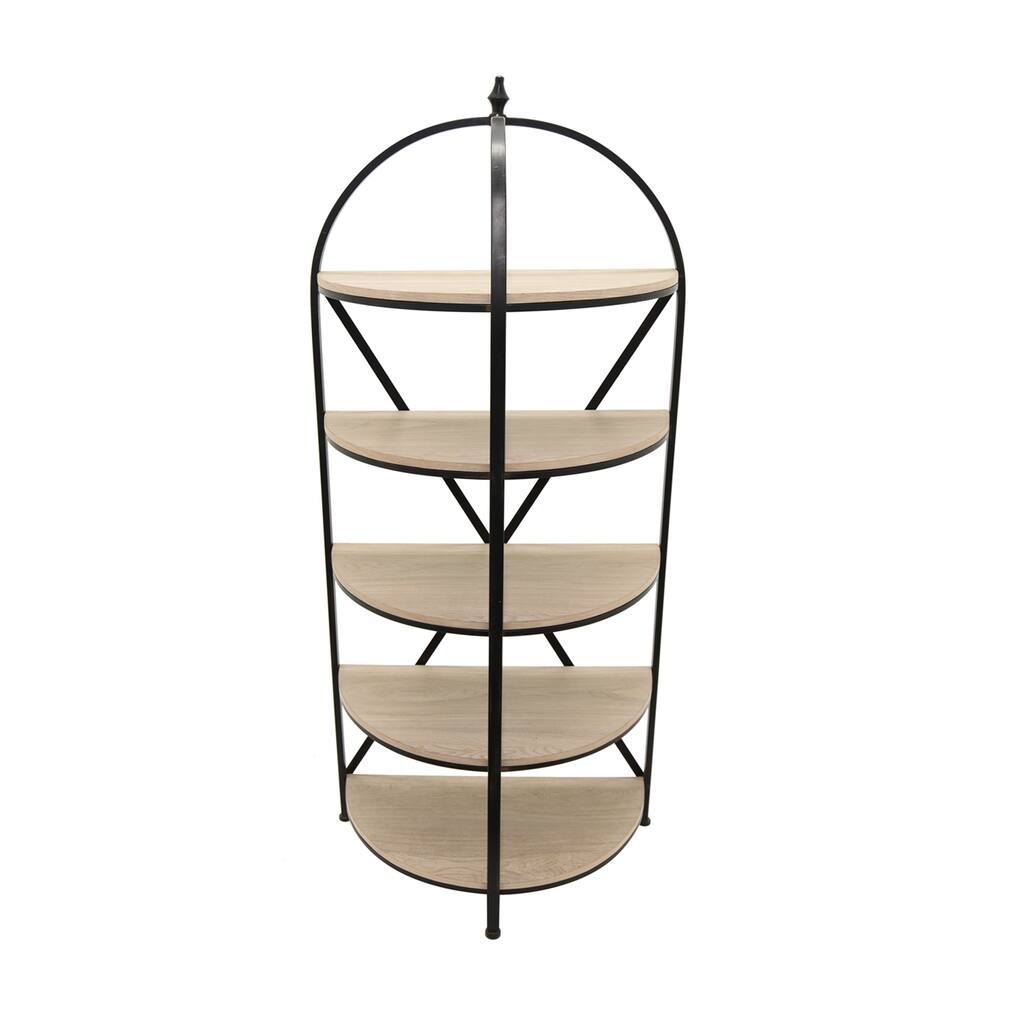 Three Hands Metal/Wood Shelf